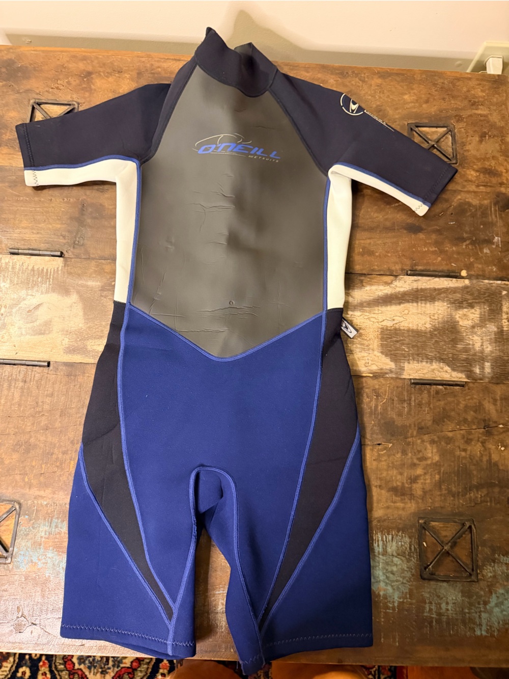 O'Neill Women’s Navy Blue and Black Shorty Wetsuit